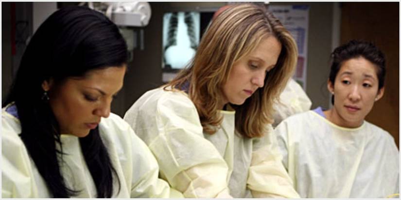 Callie Cristina and Hahn in Grey's Anatomy