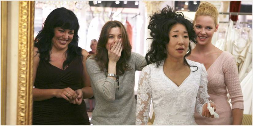 Callie Meredith Izzie and Cristina Wedding Shopping in Grey's Anatomy