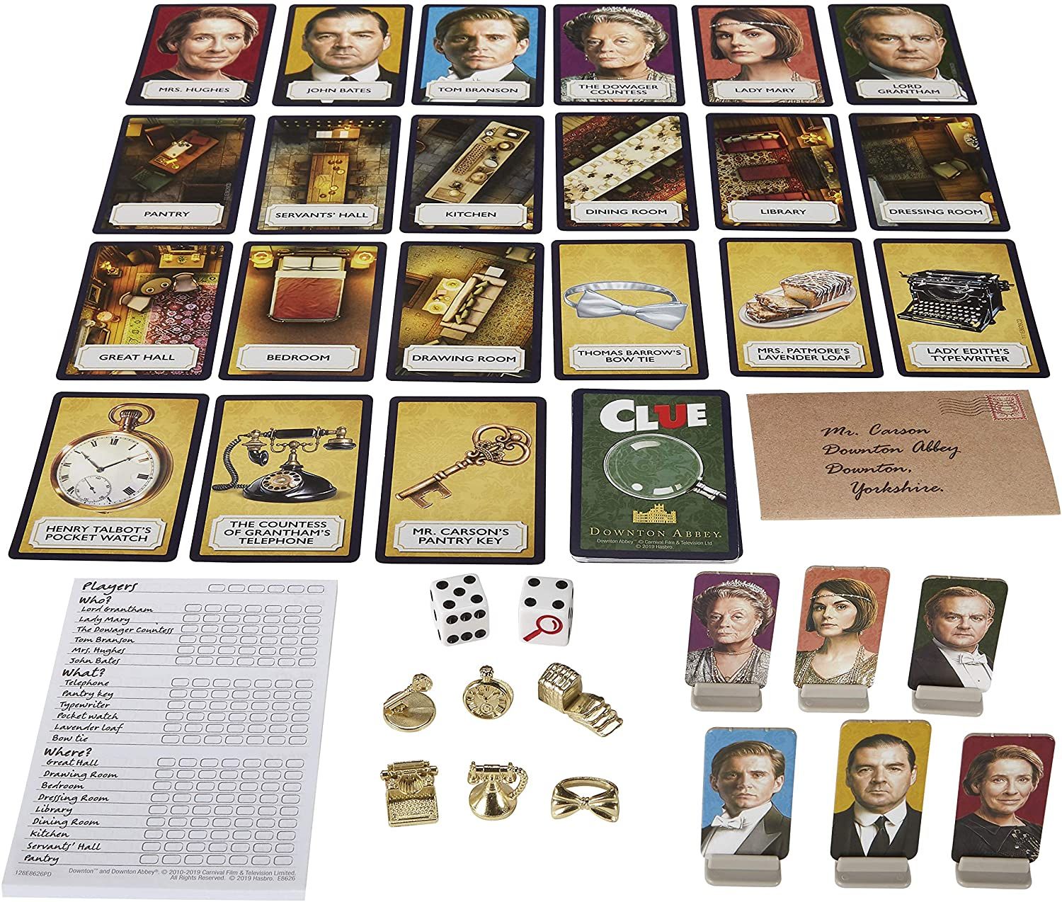 Clue Downton Abbey Edition Board Game 2