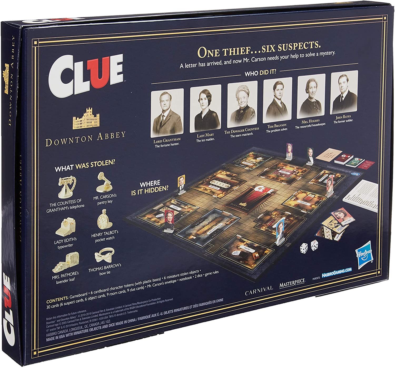 Clue Downton Abbey Edition Board Game 3