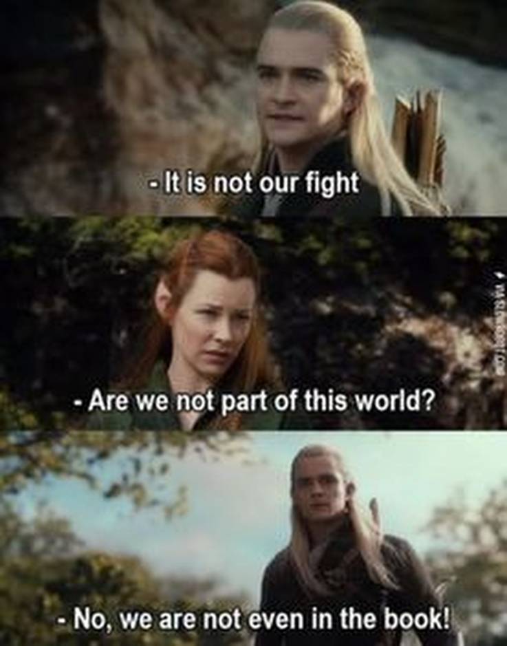 10 Funny The Hobbit Logic Memes That Prove The Movies Make No Sense 14 Hobbit Movie Logic 10