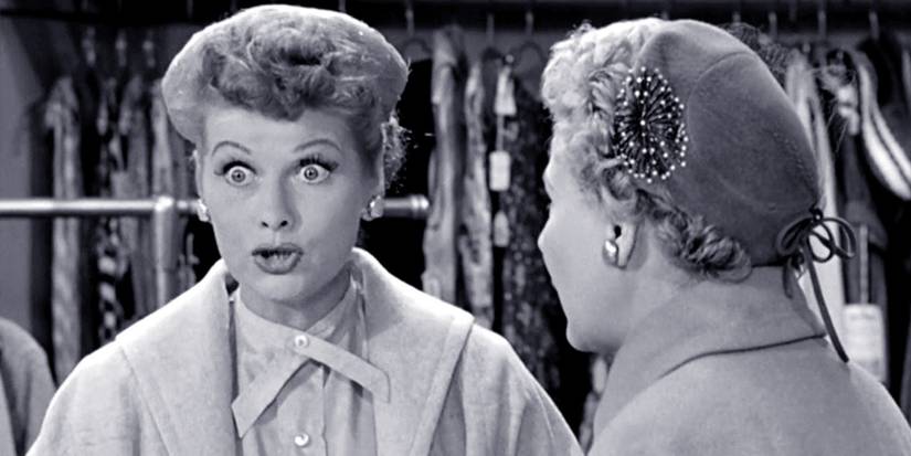Lucille Ball shocked in the I Love Lucy episode The Girls Go Into Business
