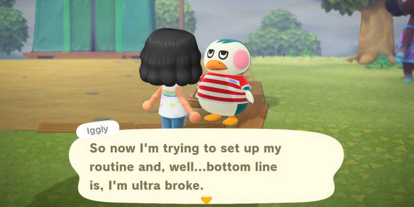 Iggly in Animal Crossing
