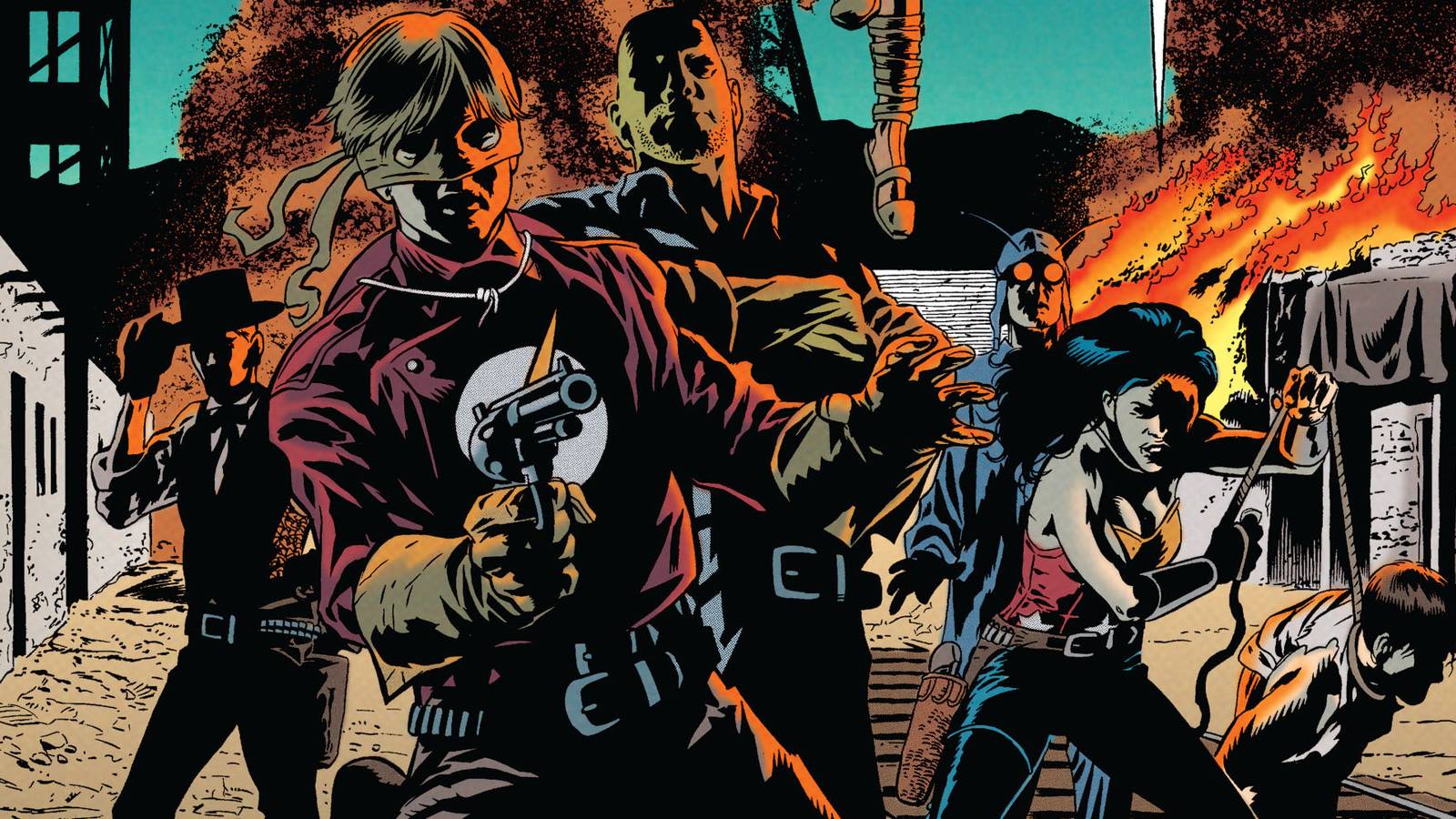 What if DC's Justice League Were Old West Cowboys, Instead?