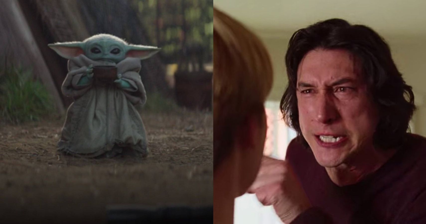 10 Hilarious Baby Yoda Vs Kylo Memes Screenrant