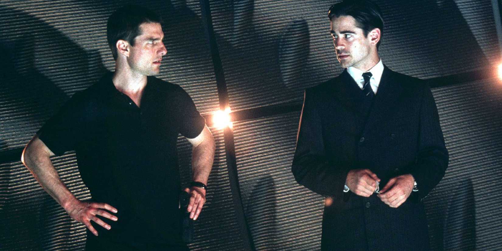 Tom Cruise e Colin Farrell em Minority Report: A Nova Lei