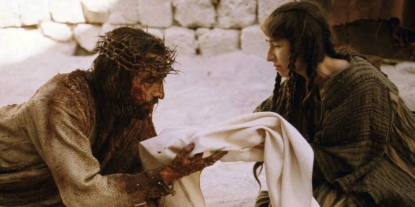 Saint Veronica and Jesus Christ in Pᴀssion of the Christ