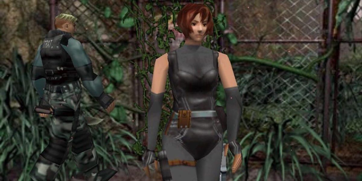 Regina and Dylan in Dino Crisis 2