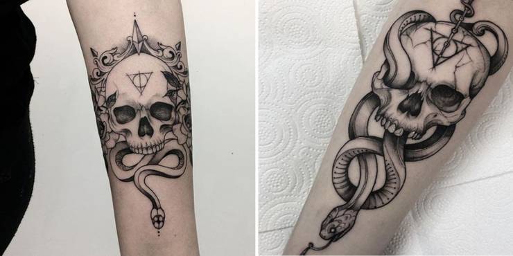 photo Thestral Tattoo Ideas harry potter 10 slytherin tattoos only