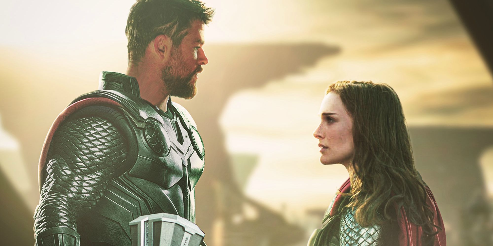 Chris Hemsworth & Natalie Portman Are Both Thor In Love & Thunder Fan Art