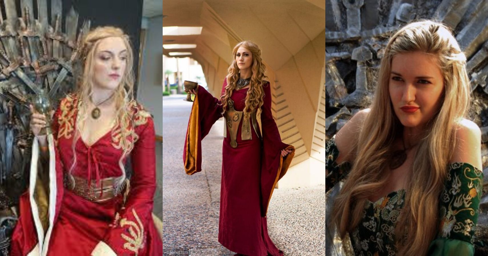 strapless open back dress Cersei Lannister Womens Costume main image 0
