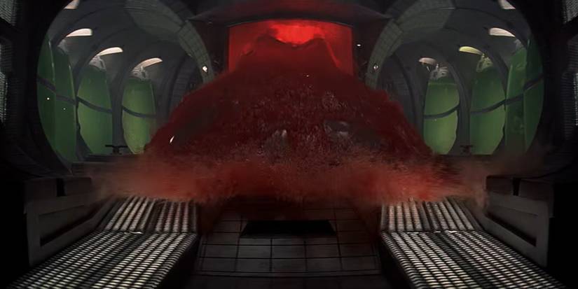 Blood shining