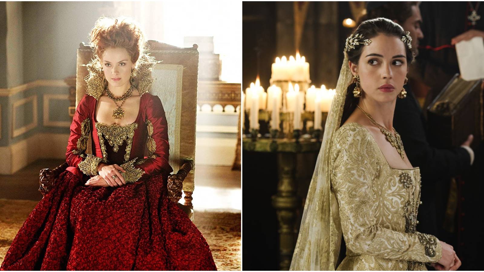 reign gold dress 8 Reign ideas