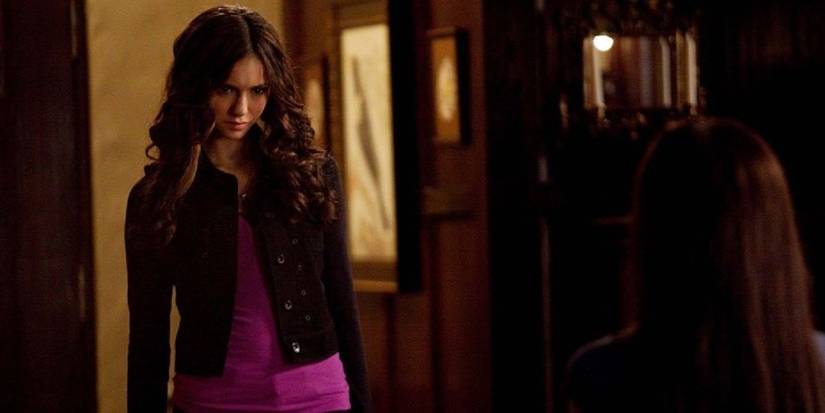 vampire diaries elena purple dress The vampire diaries/Delena
