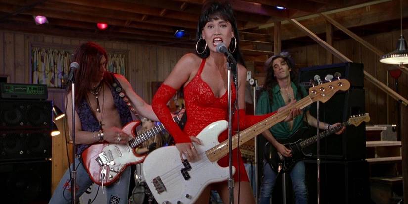 cassandra wayne's world red dress Wayne's World: Costume Time Vix Venture
