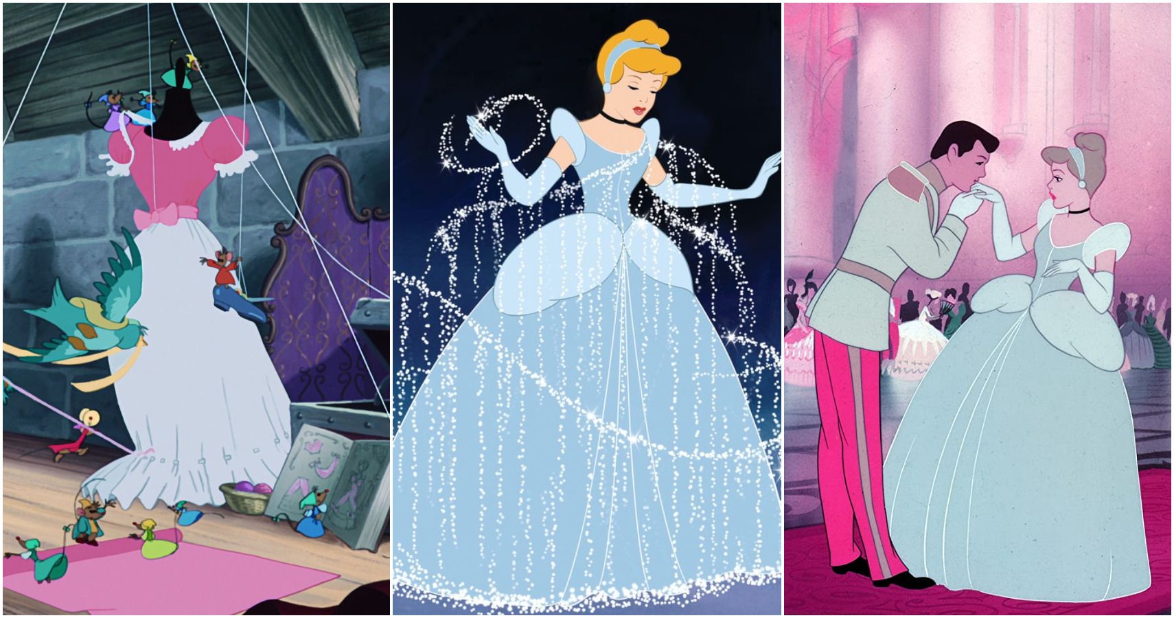 Original Cinderella Dress Cartoon.