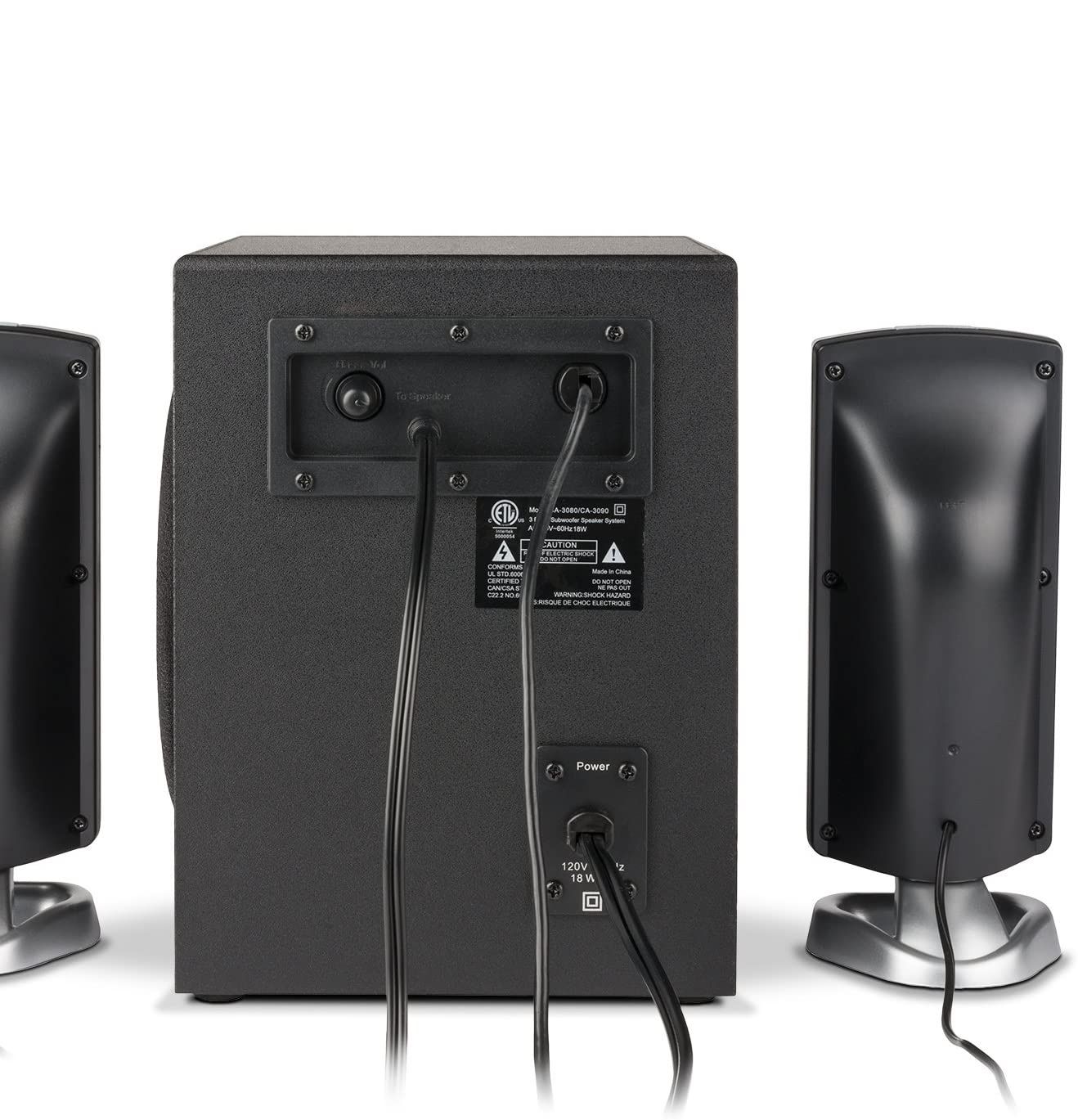 Cyber Acoustics 2.1 Subwoofer Speaker System 3