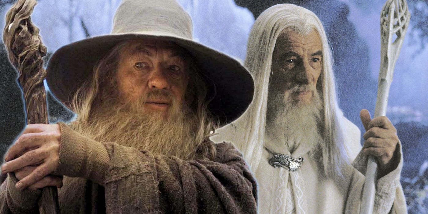 Lord of the Rings: How Gandalf The Grey & White Are Different