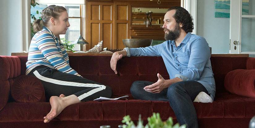 Matthew Rhys and Lena Dunham in Girls