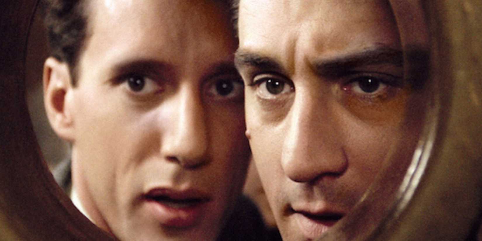 Noodles looks through a door window in Once Upon A Time In America