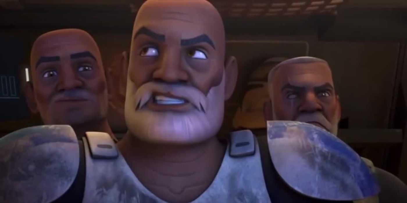 Rex tells Kallus that he Wolffe and Gregor wont back down from a fight with the Empire in Star Wars Rebels