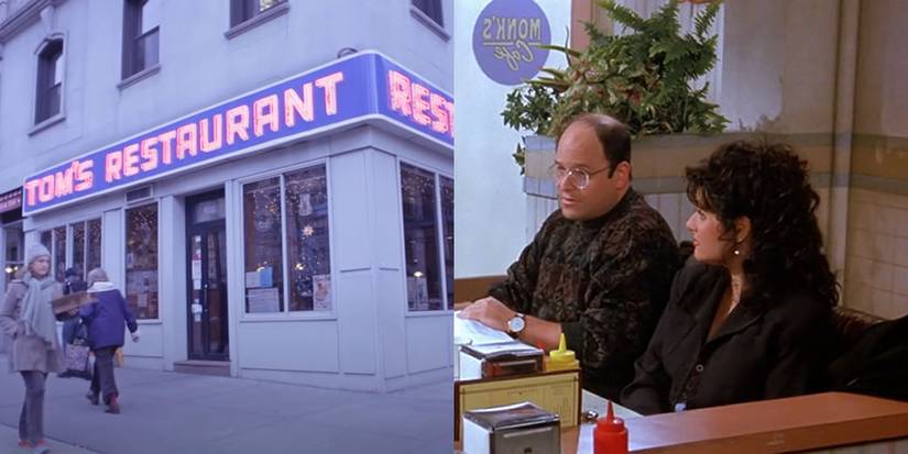 Tom's Restaurant vs. Monk's Cafe in Seinfeld
