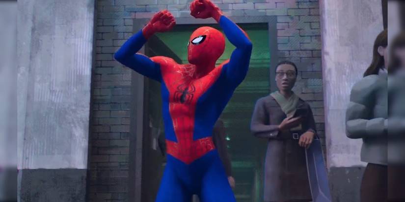 Spider-Man Into the Spider-Verse dancing scene