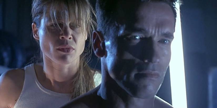 Terminator 2 Deleted Scene - Sarah Resets the T-800