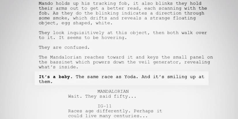 The Mandalorian’s Original Description For “The Child” WAS A Baby Yoda
