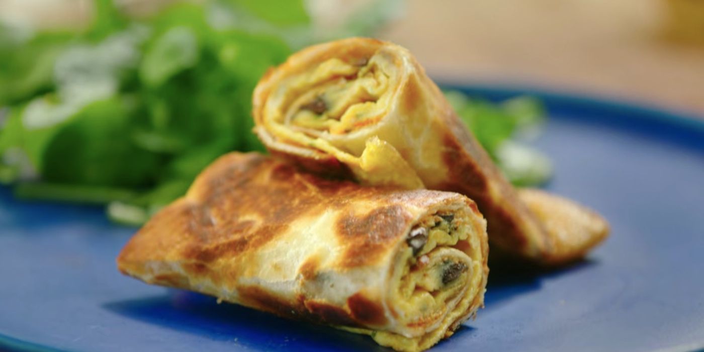 nadiya hussain time to eat Egg Rolls