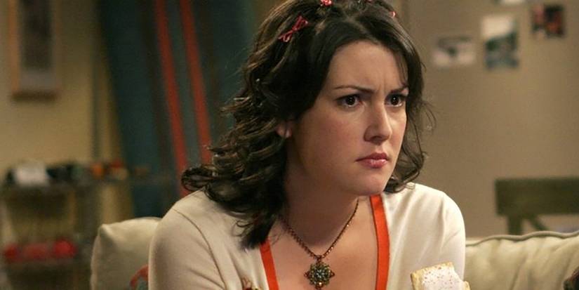 Rose from Two and a Half Men looking concerned
