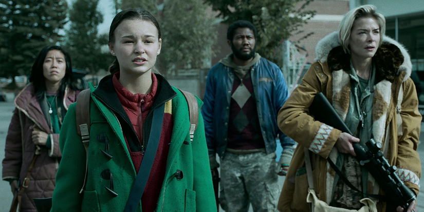 Four member of the Black Summer cast. 