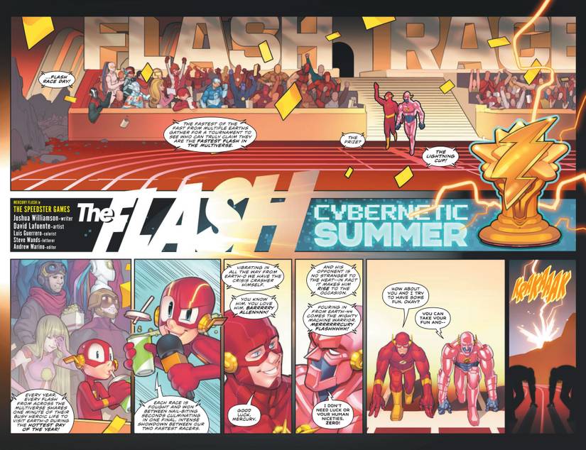Flash Racing Comic The FASTEST Flash Will Finally Be Decided In The Speedster Games