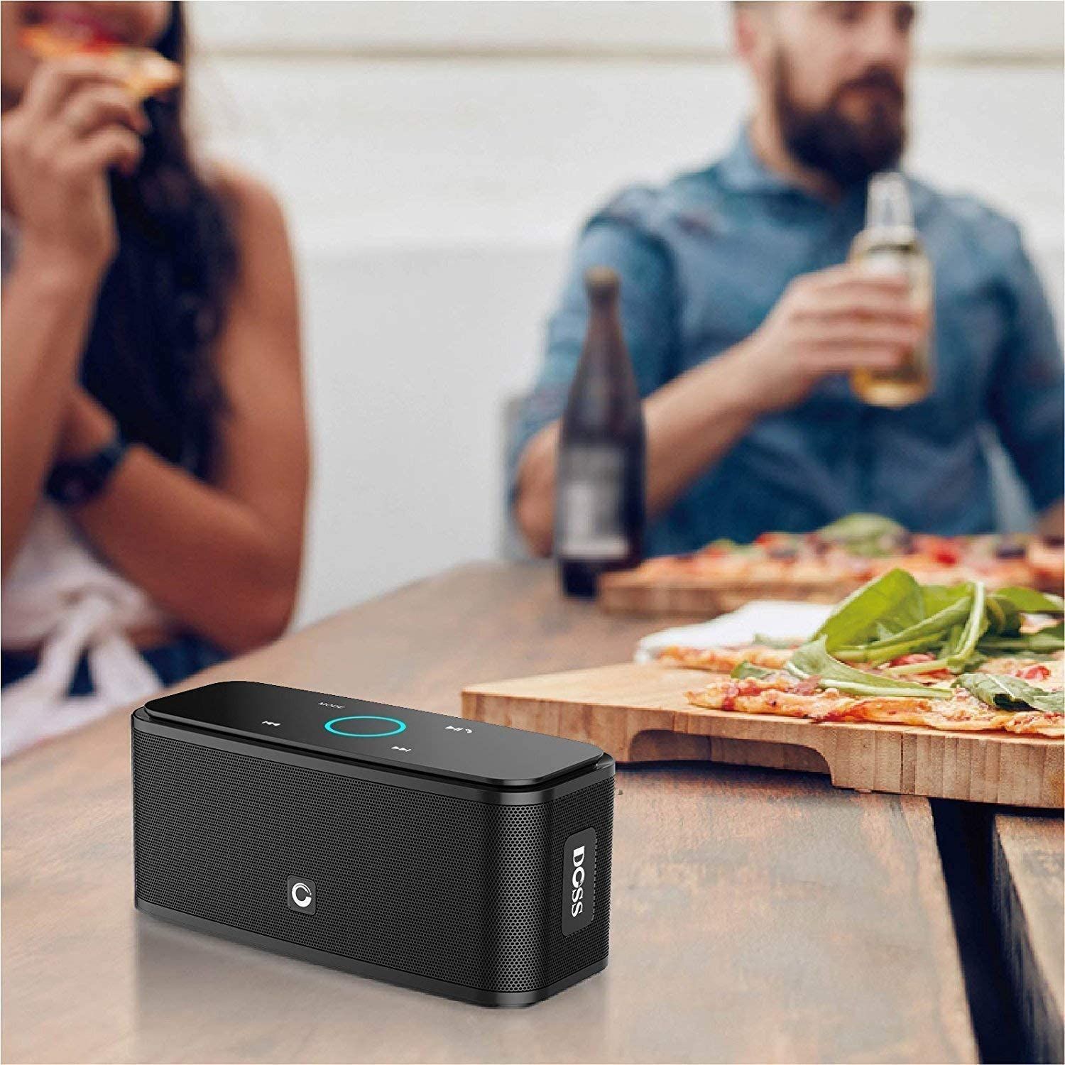 DOSS SoundBox Touch Portable Wireless Bluetooth Speakers b