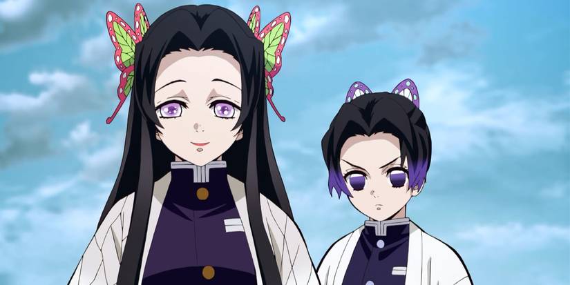 Канаэ Кочо с Шинбо в "Демоническом убийце" во время флэшбэка.