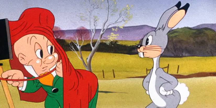 Elmer Fudd and Bugs Bunny in Elmer's Candid Camera