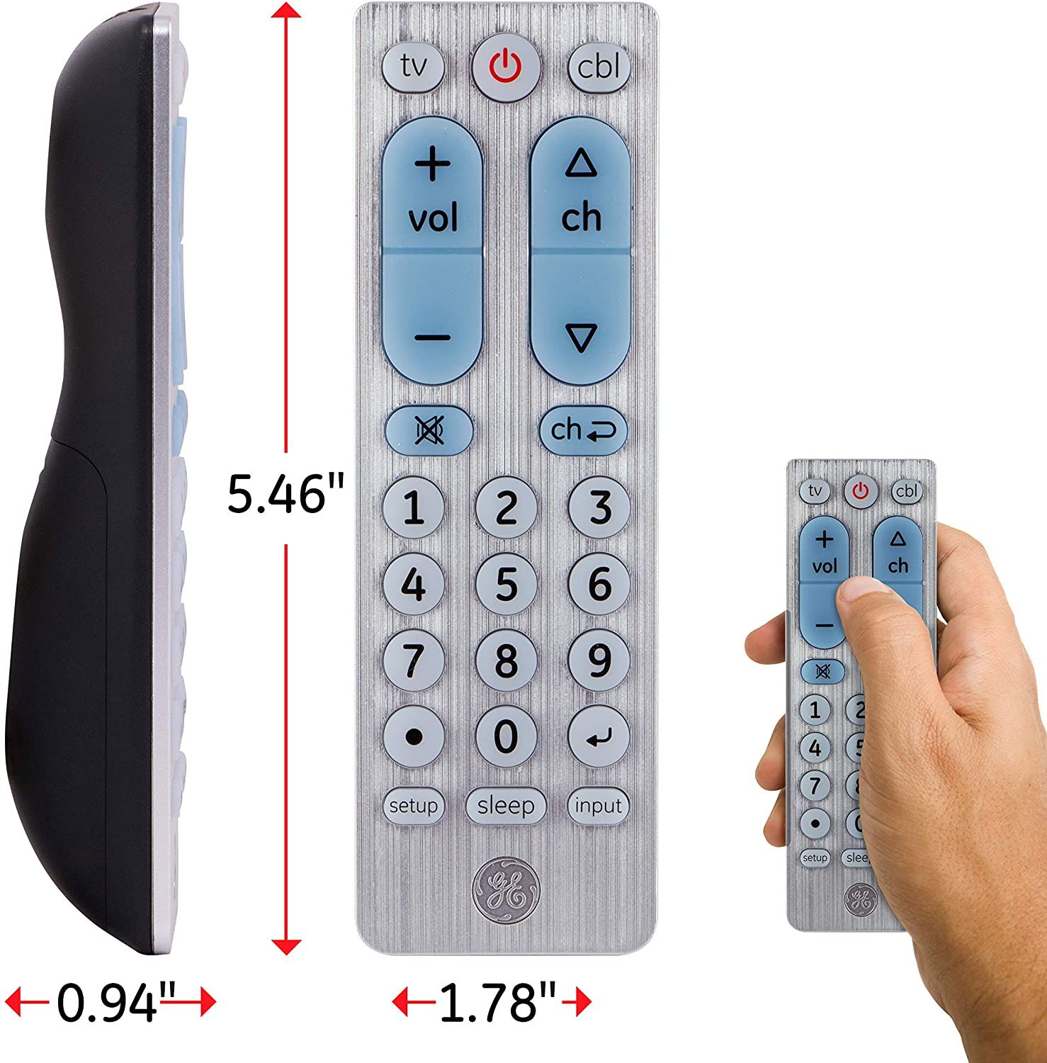 GE Big Button Universal Remote Control c