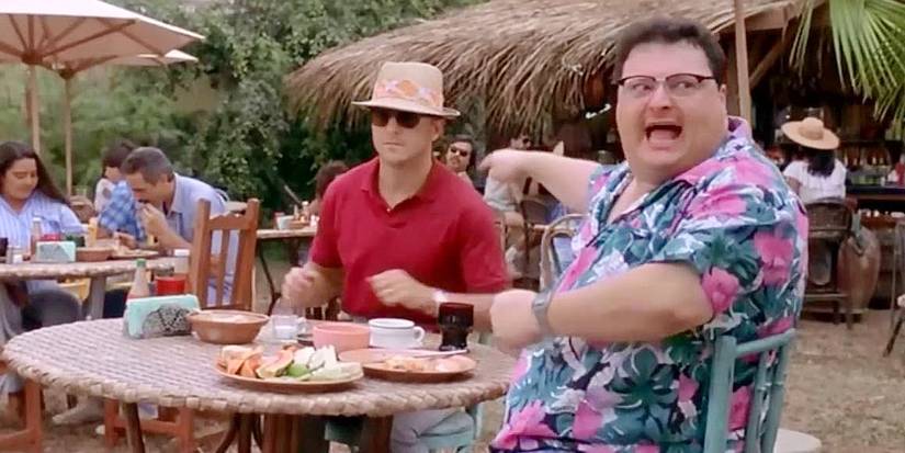 Dennis Nedry e Dodgson em Jurassic Park