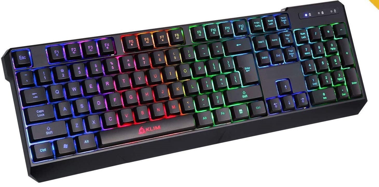 KLIM Chroma Rechargeable Wireless Gaming Keyboard a