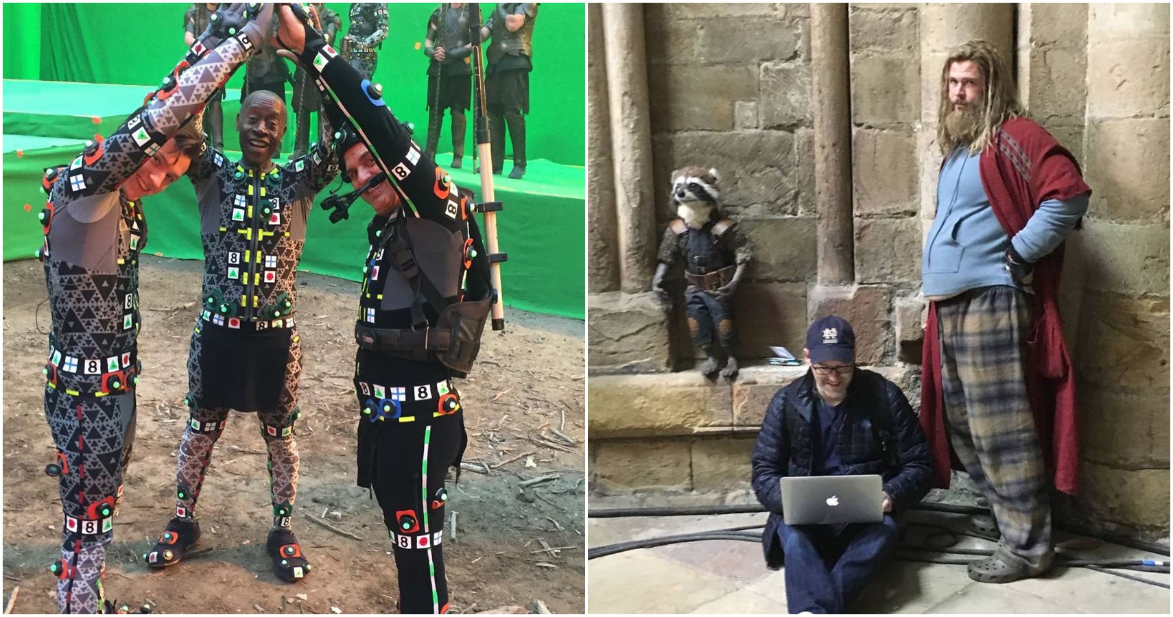 MCU 10 Behind The Scenes Photos Of The Cast Crew Worth A Laugh