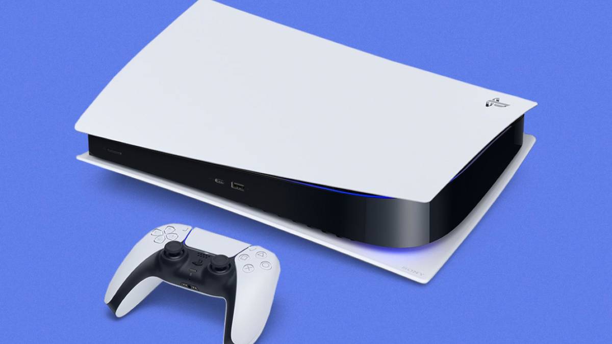 What The PS5 Looks Like On Its Side