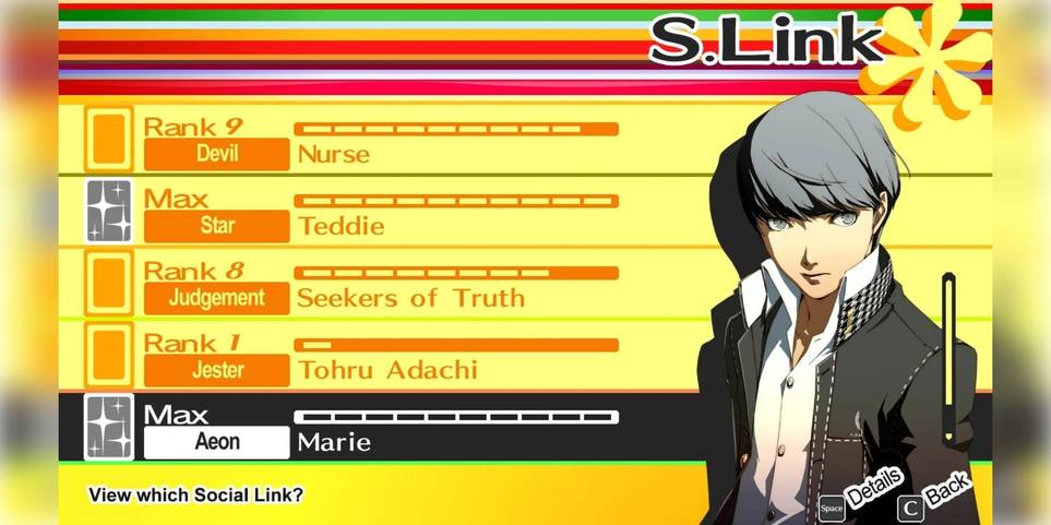 Persona 4 Golden Social Links Guide How They Work What They Do Persona 4 Golden Social Links Guide How They Work What They Do