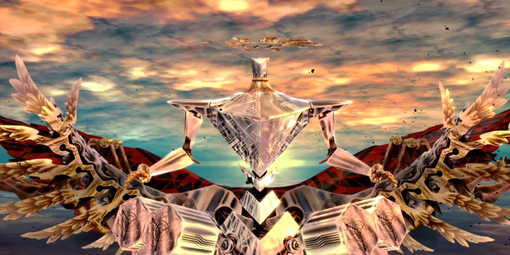 Yaldabaoth si leva nel cielo in Persona 5 Royal