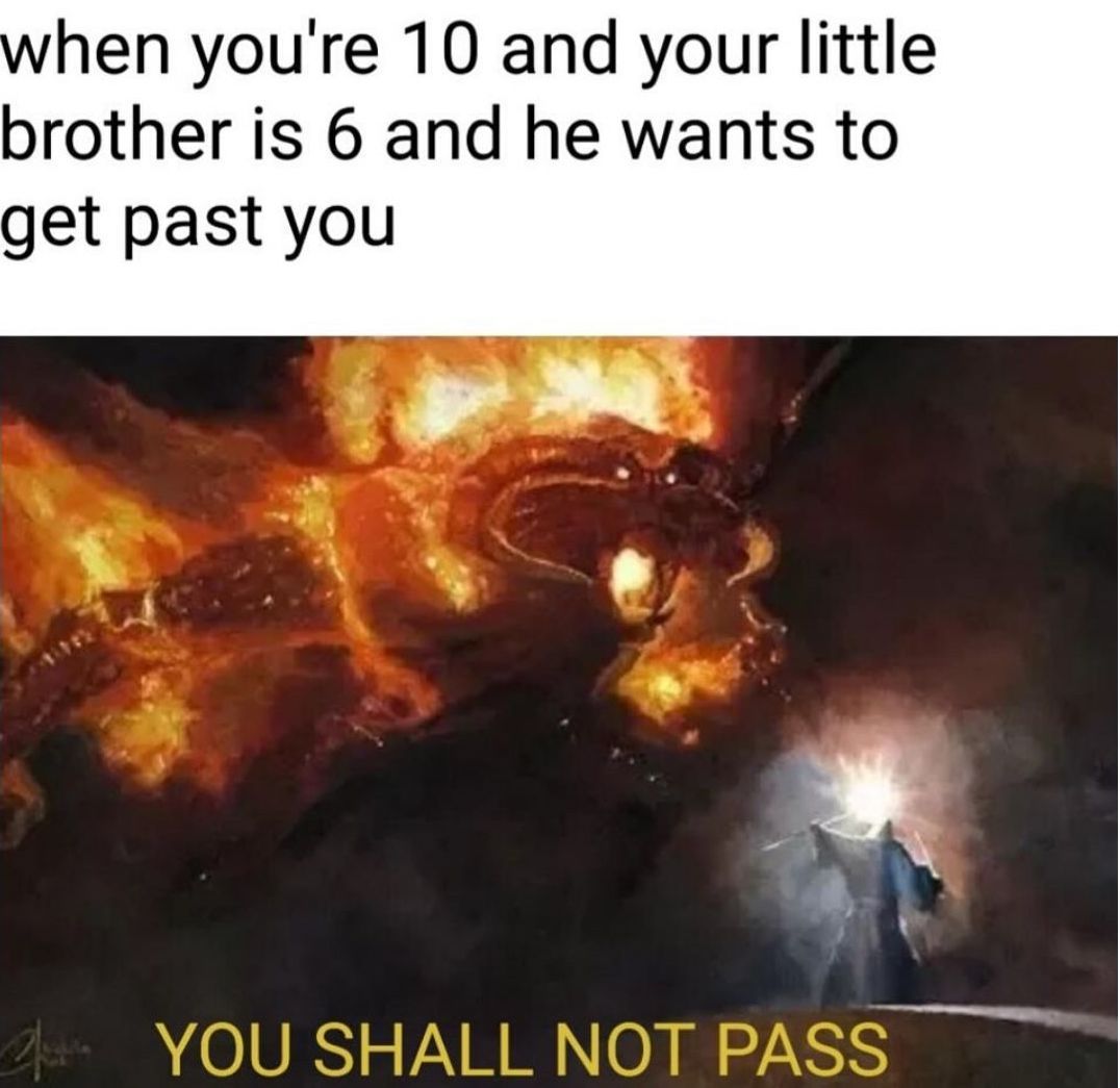 Lord Of The Rings 10 Hilarious You Shall Not Pass Memes That We Love