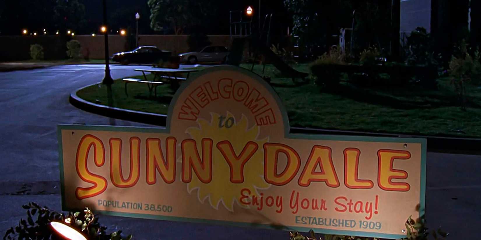 Placa de Sunnydale em Buffy A Caça-Vampiros