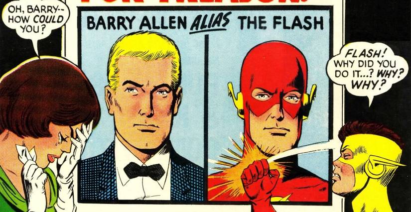 The Flash Secret Identity Barry Allen Silve Age