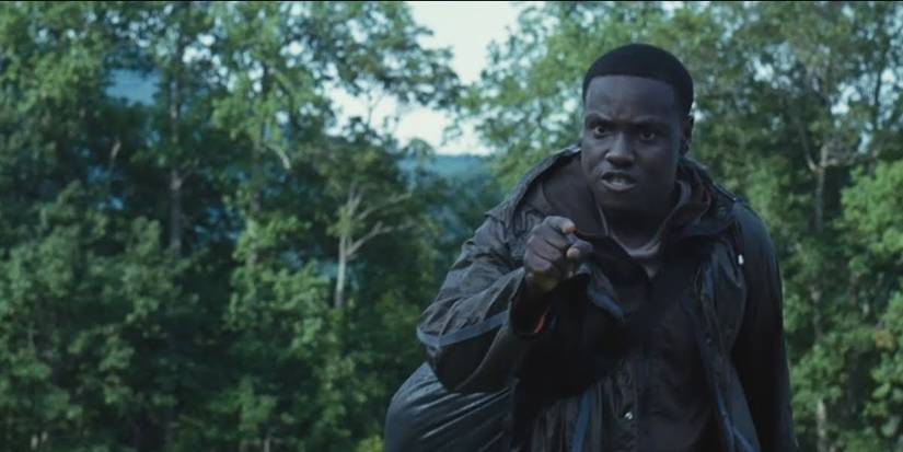 Thresh apontando em Jogos Vorazes
