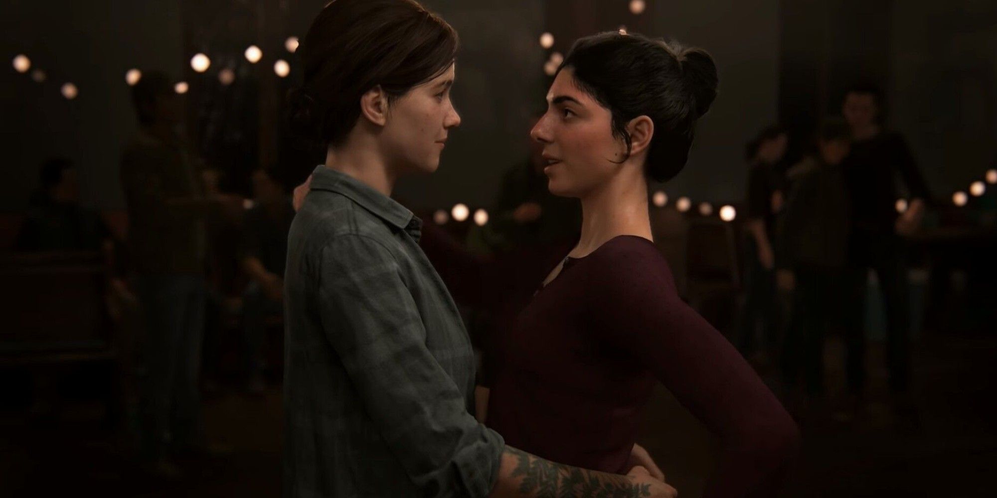 Dina and Ellie in The Last of Us 2