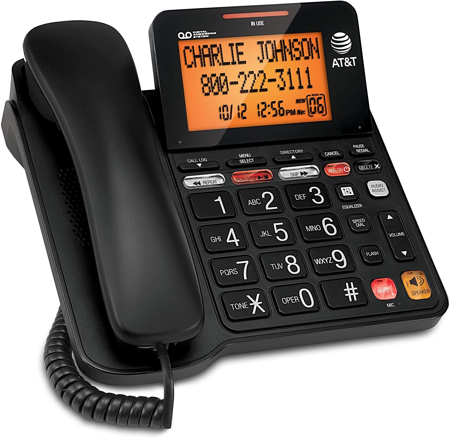 AT&amp;T CD4930 Corded Phone a