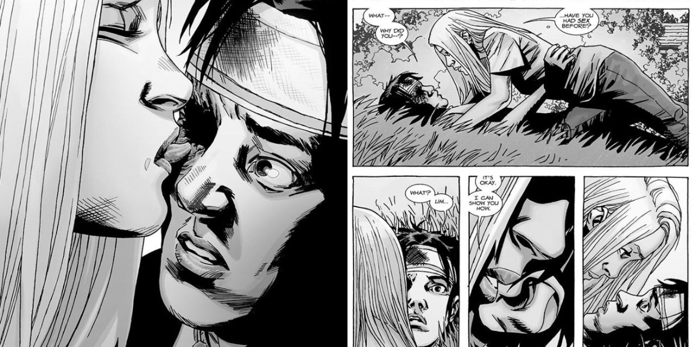 The Walking Dead 10 Relationships From The Comics (That Didn’t Happen In The Show)